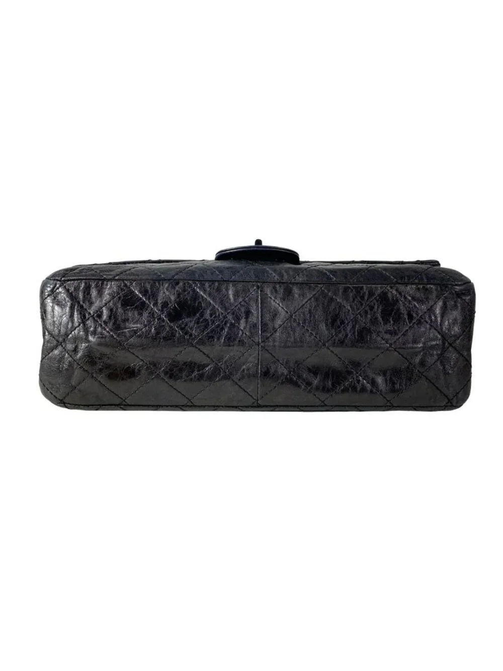 Chanel Shoulder Bag 2.55 Quilted Black Mademoiselle Chain Double Flap